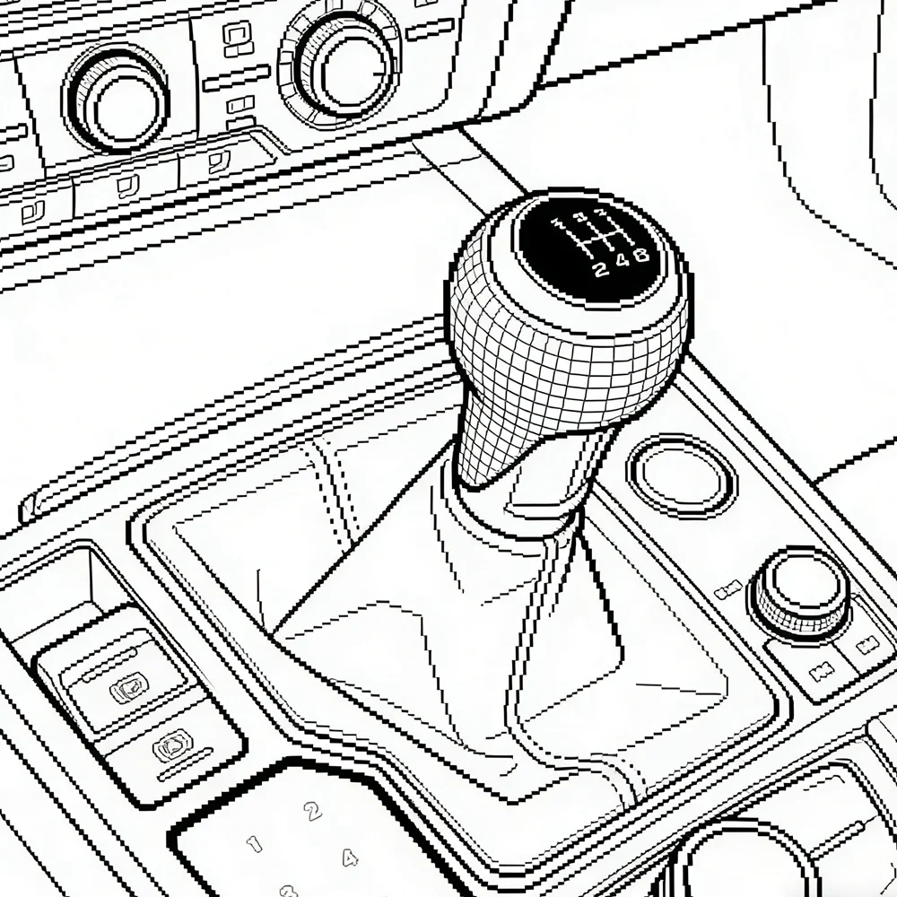 

Накладка на ручку переключения передач MT для VW Audi A3 A1 - кожаная ручка переключения передач на 5 скоростей для механической коробки передач