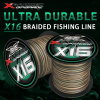 YGKX-sedal de pesca X16 hebras trenzadas, línea de PE de 300/500M, línea multifilamento suave japonesa, alambre de pesca con mosca de carpa, tejido fuerte 16X