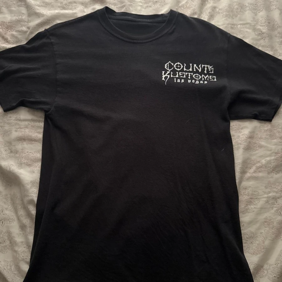Black Counts Kustoms Skull and Cross Shirt 2026 Summer New Women's Vintage T-Shirt Sweat-wicking and Breathable Tee Streetwear