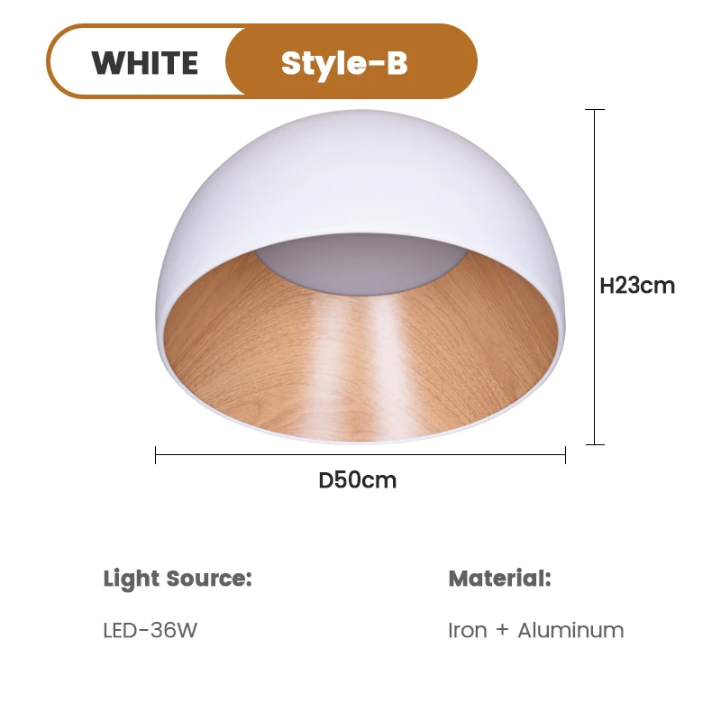 Nordic slaapkamer plafondlamp creatieve casual gepersonaliseerde schuine houtnerf Japanse stijl hoofdslaapkamer verlichtingsarmatuur