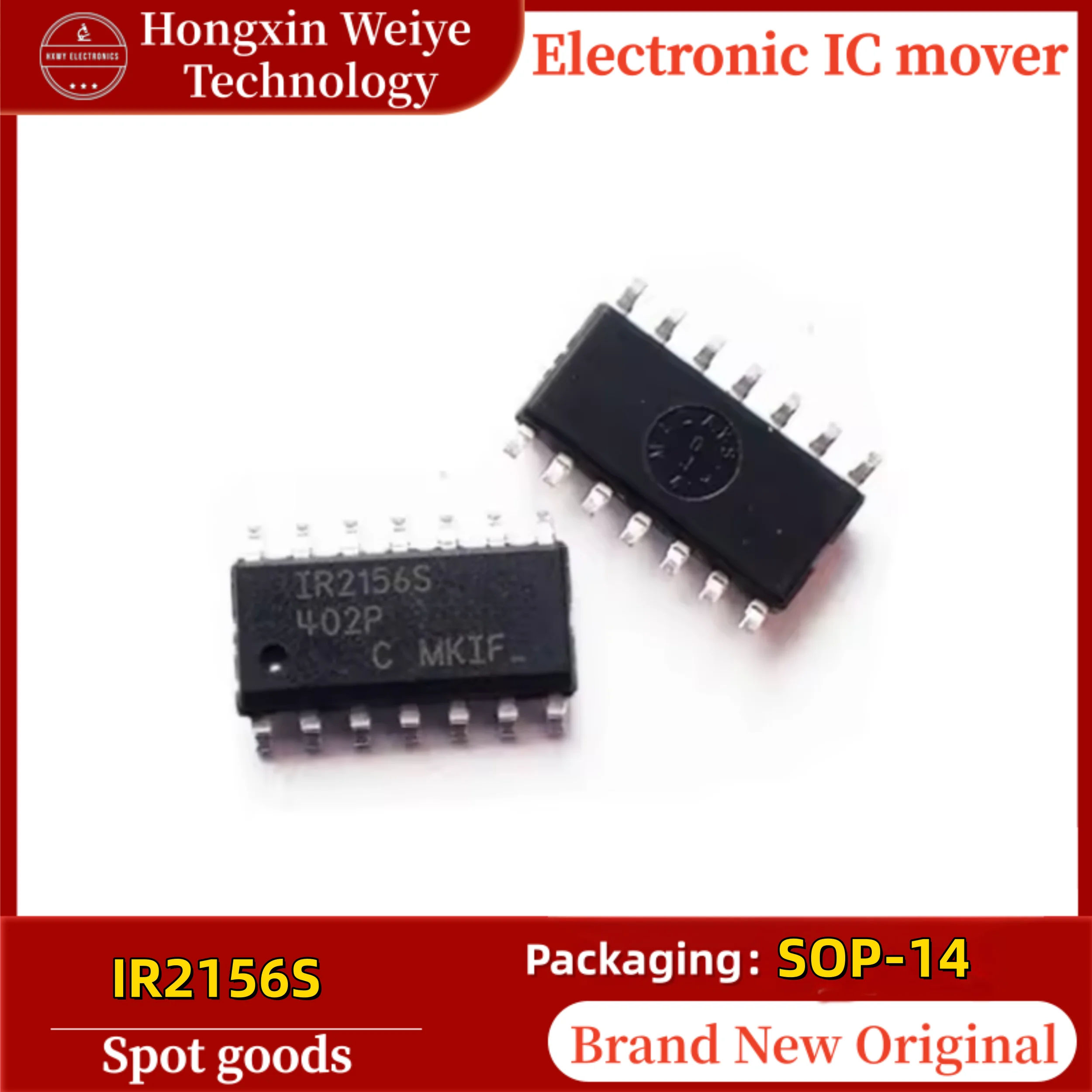 10/50 PCS IR2156S IR2156STRPBF SOP-14 Surface Mount Power Driver IC Chip Brand New In Stock