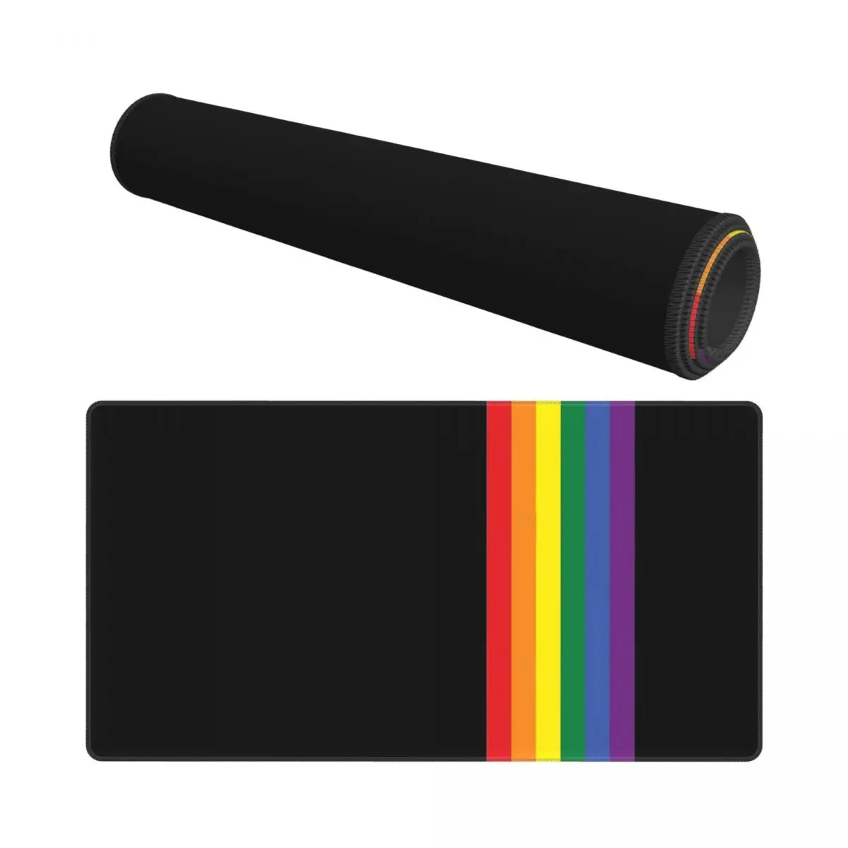 Rainbow Pride LGBT Strip Mask Keyboard Mouse Mat Mousepad Colorful 900x400 Gaming Fabric Gamer Mouse pad