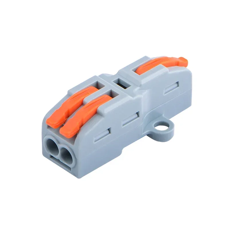 JINH Compact Terminal Block 1-In-Multiple-Out Quick Push Flexible Splicing Connector for Electronics Household Use