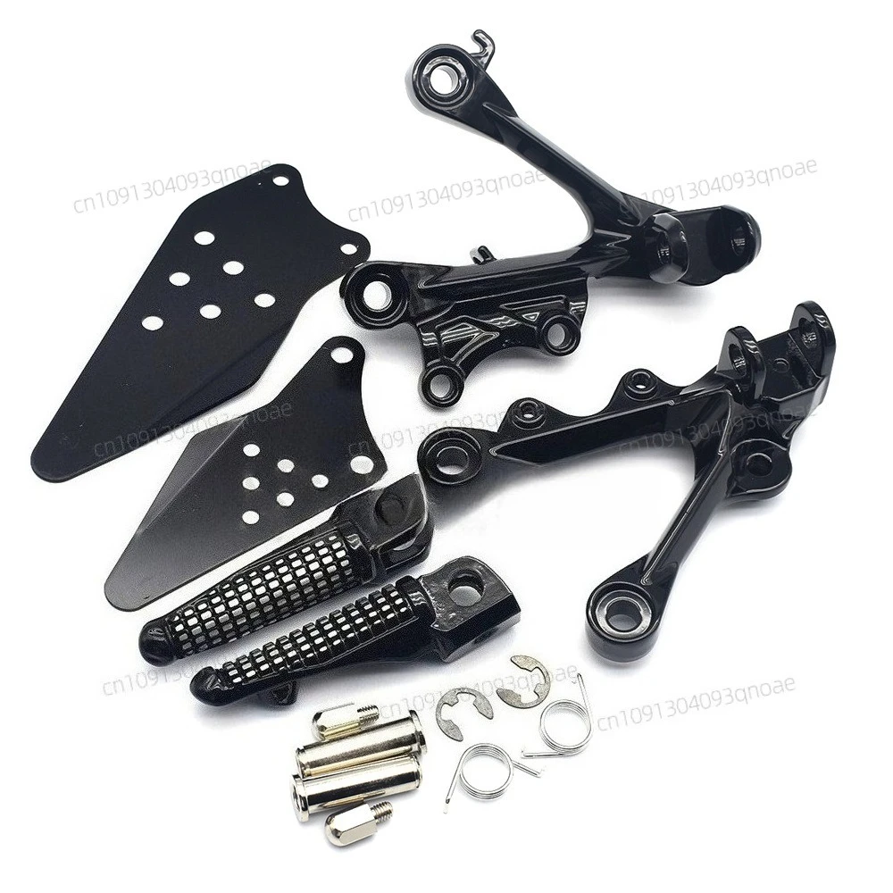 

Motorcycle Front Footpegs Foot Pegs Footrest Pedals Bracket For KAWASAKI ZX6R ZX-6R ZX 6R ZX636 2009 2010 2011 2012 2013 2014