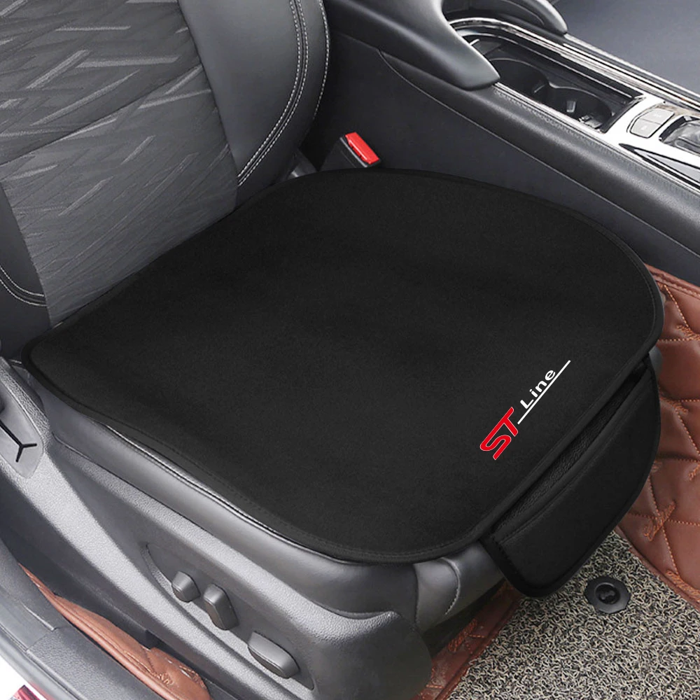 1Pc Car Seat Cushion Protection Pad Non-slip Cover For Ford Fiesta Ranger Focus Mk2 3 4 Kuga Mustang S-MAX Transit Mondeo Fusion