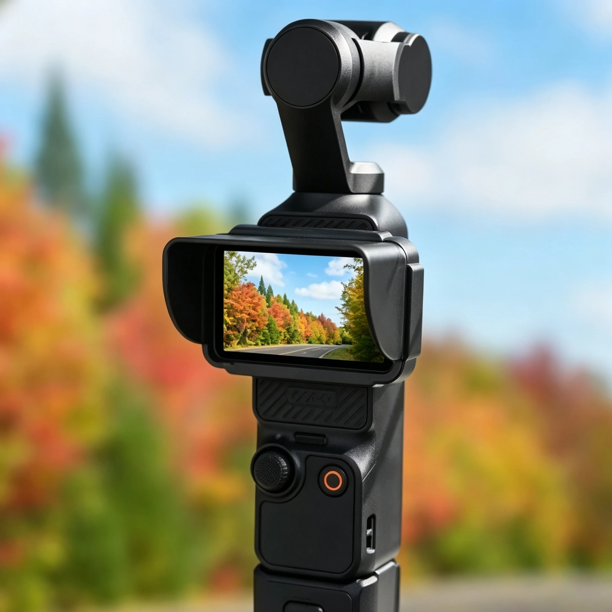 Lightweight Quick‑Release Screen Light Shield Sun Shade Cover Accessories for DJI Osmo Pocket 3 Camera