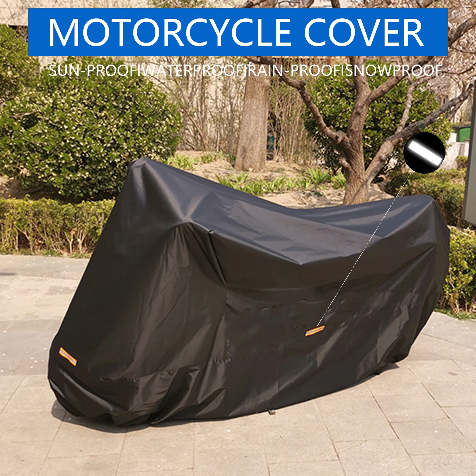 MOTORCYCLE COVER Waterproof Outdoor Bicycle Storage Protector Rain Sun UV Dust Wind Proof Bicycle Cover for YAMAHA/universal