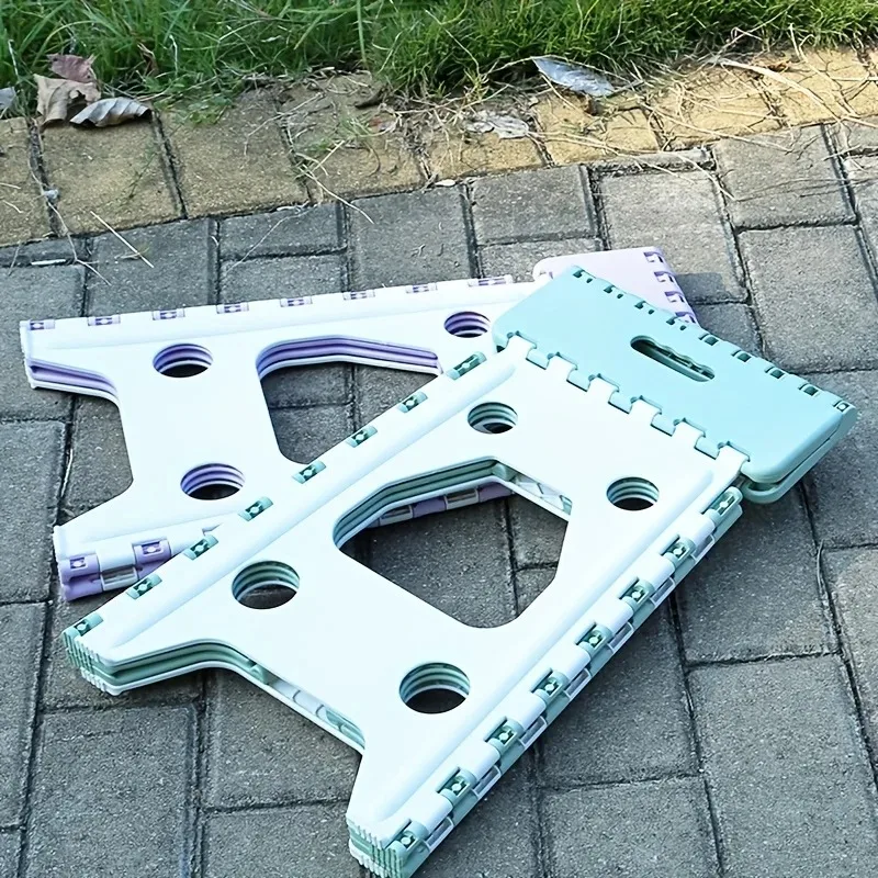 Foldable Stool Living Room Folding Pedal Pedal Folding Chair Portable Fishing Plastic Folding Chair Household Foot Pedal