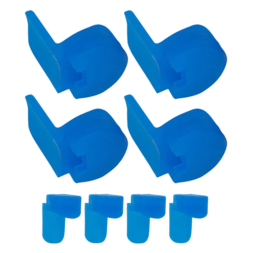 

8pcs Clarinet Thumb Rest Black Silicone Finger Support Cushions Musical Instrument Accessories Long Handle Thumb Pad