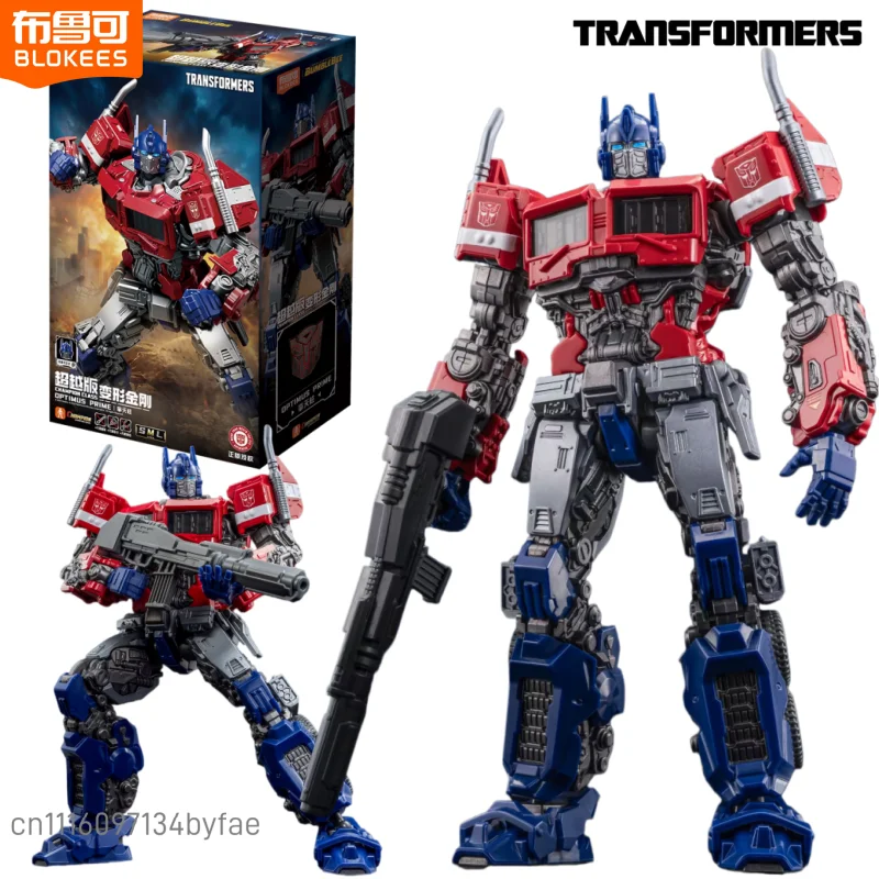 BLOKEES Nouveaux Blocs de Construction Transformers Édition Beyond Origines du Film Optimus Prime Modèle Assemblé Ornements Cadeaux de Collection