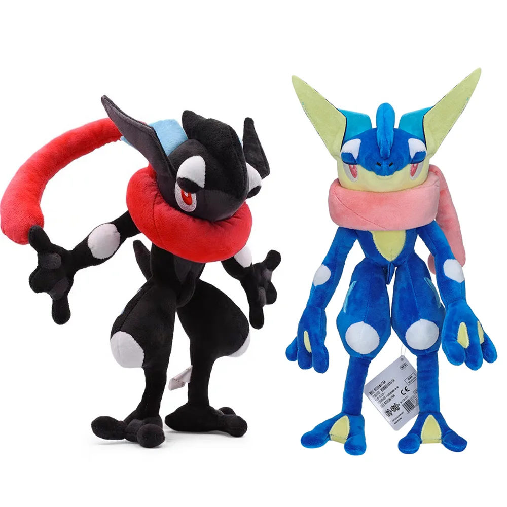 10" Pokemon Plush Toys Shiny Greninja Black & Blue Stuffed Toy Soft Doll Xmas Gift