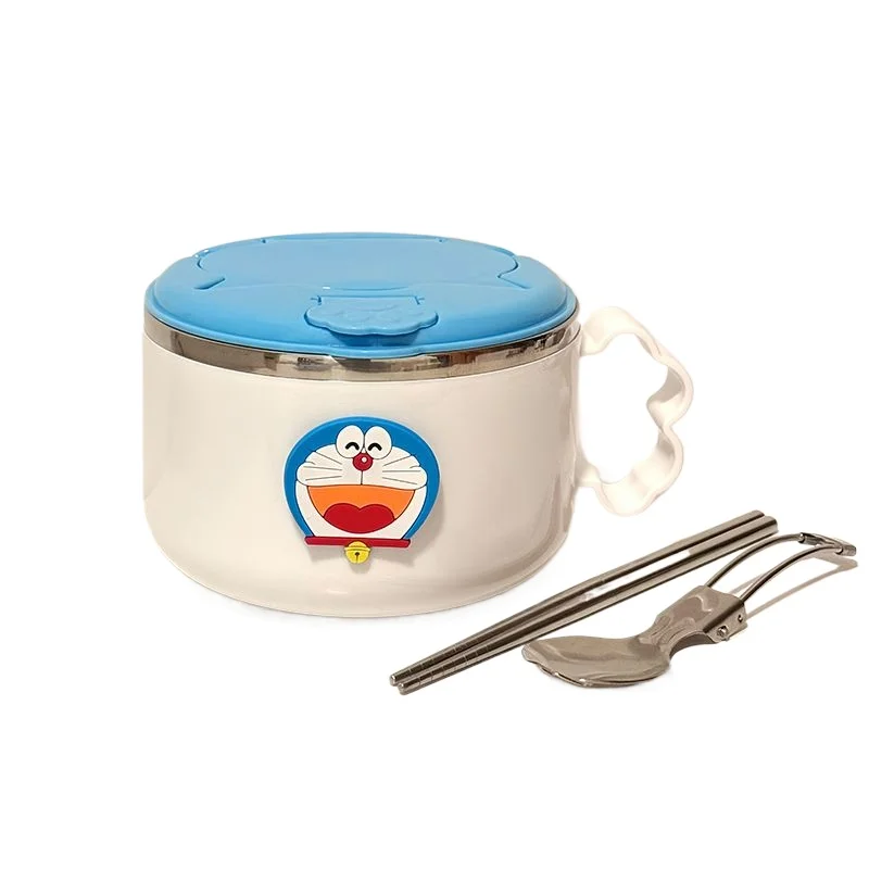 جديد عبقور الإبداعية الكرتون معزول علب الاغذية مريحة وعاء المعكرونة الفورية للطلاب النوم عالية الجودة مجموعة أدوات المائدة