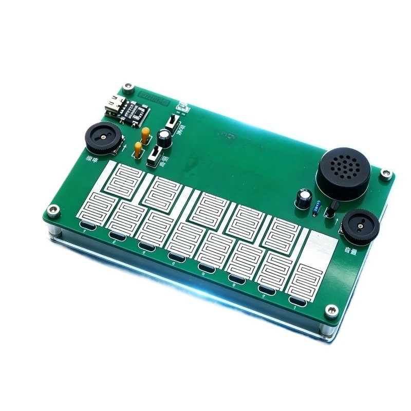 For Sound Piano Touch Electronic Musical Instrument DIY Course Design Welding Practice Kit Parts TypeC Charging