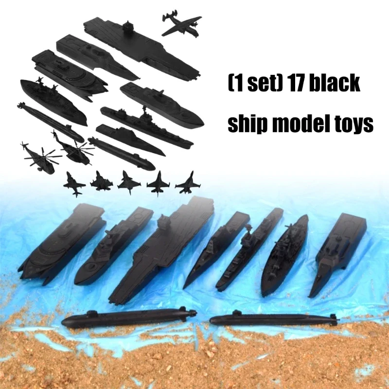17 Stuks Marine Ship Vliegtuigen Model Set Realistisch Ontwerp Oorlogsschip Beeldje Voor STEM Onderwijs Craft Model Scène 15UB