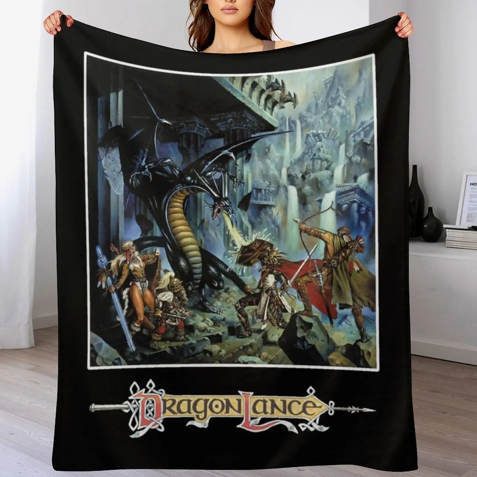 Dragonlance Advanced Dungeons & Dragons of Despair Classic Essential Throw Blanket For Baby Thins for sofa Luxury Throw Blankets