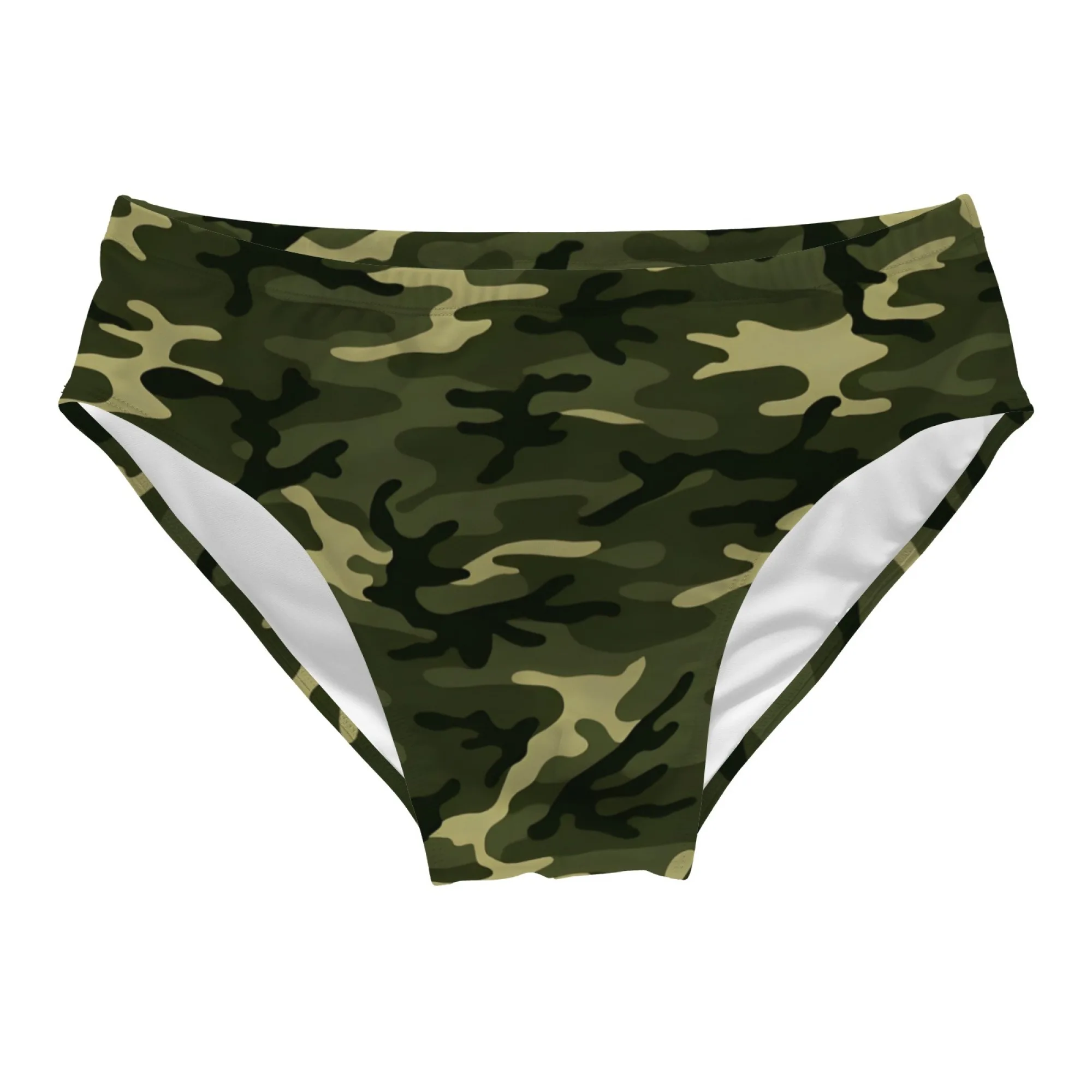 Bañadores clásicos con estampado de camuflaje militar para hombre, calzoncillos militares antideslizantes y cómodos, pantalones cortos de surf sexys y transpirables
