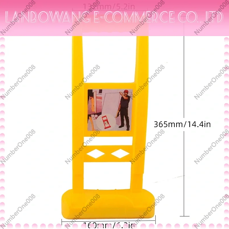 Wooden Board Lifter Tool, Portable Panel Lifting Tool for Plasterboard Tile Glass Transport, Manual Sheet Material Carrier