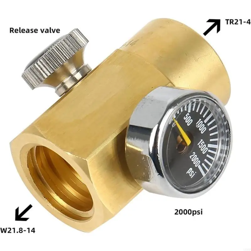 Sodas CO2 Refill Adapter Connector Регулятор Sodas Tanks Cylinder Aquarium
