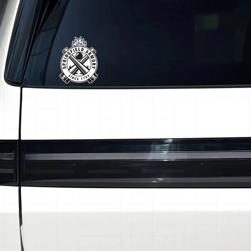 1pc Springfield Armory 1794 Vinyl Helmet Decal - Durable Weatherproof Sticker for Cars, Motorcycles, Boats, Laptops -