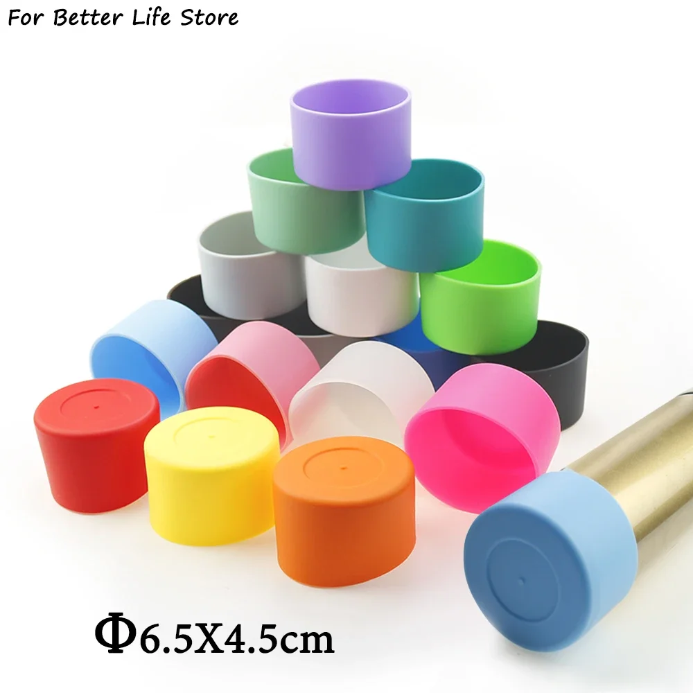 

Better Life 1Pc 6.5cm Soft Silicone Cup Bottom Sheath Protector Sleeve Glass Tea Bottle Anti Damage Accessories