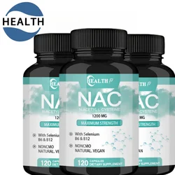 NAC Supplement N-Acetyl Cysteine Capsules 1200mg Maximum Strength L-Glutathione Potent Antioxidant Support Skin Health