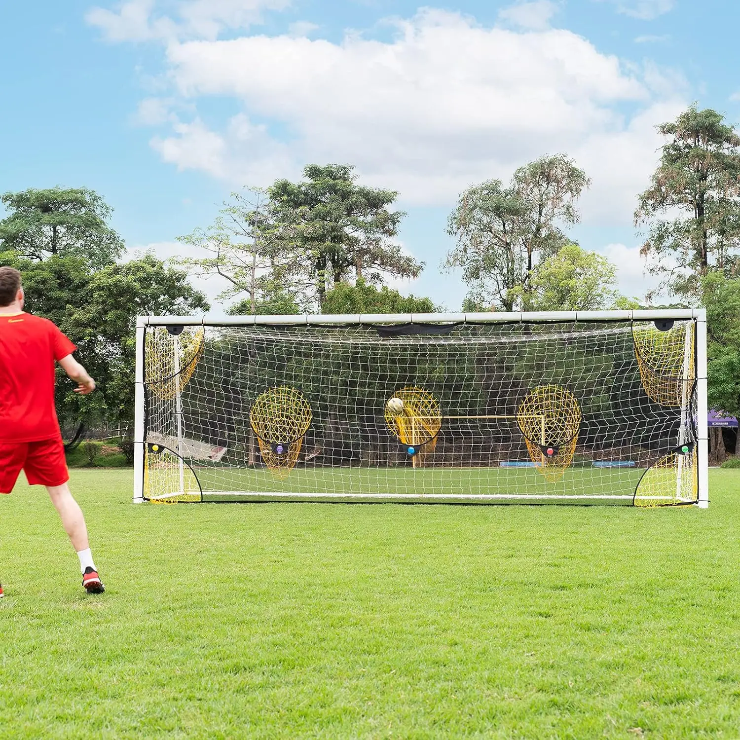 شبكة باب كرة القدم الرسمية المحمولة للتدريب