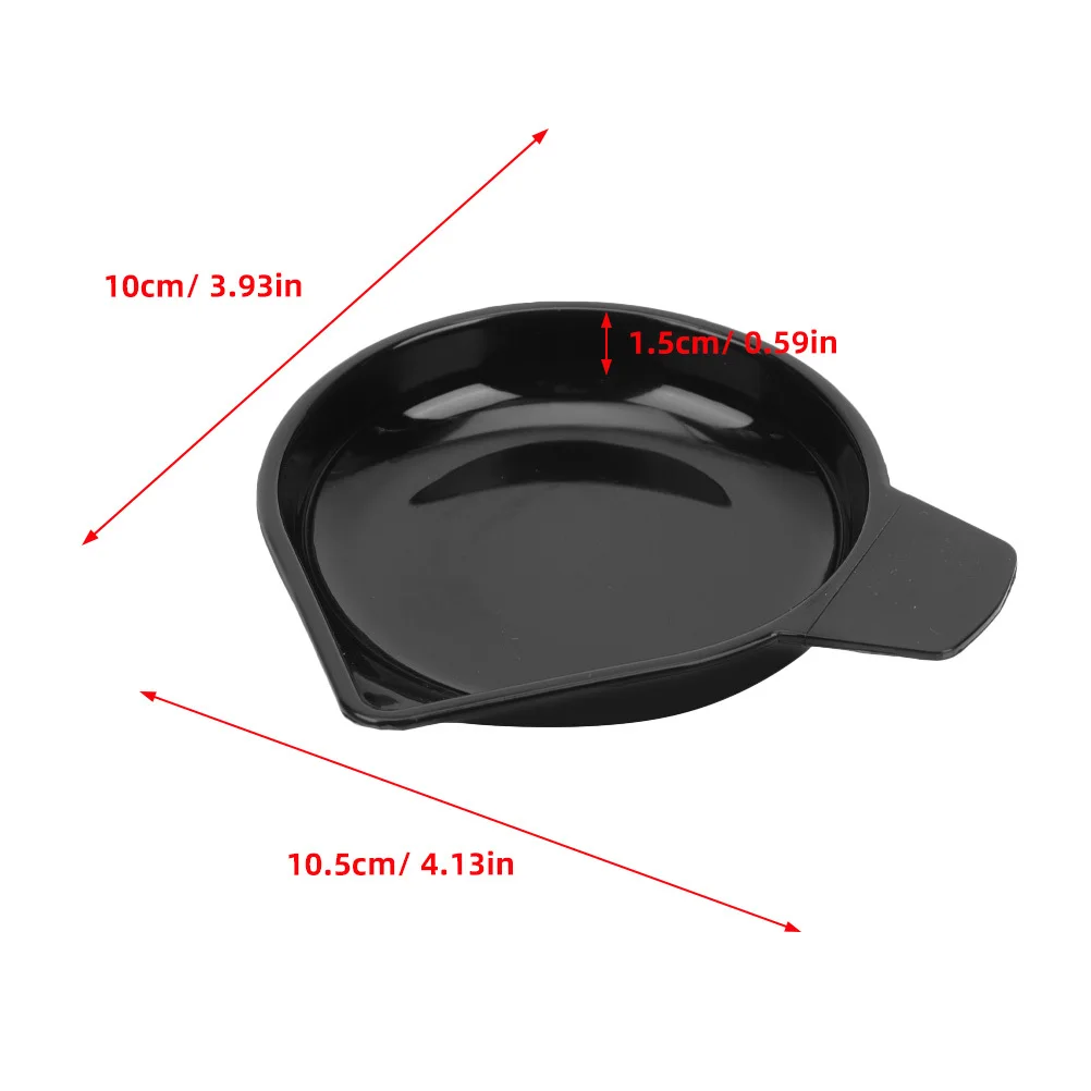 10 قطعة صواني بلاستيكية مقياس رقمي مقلاة وزن لمختبر مسحوق استخدام طبق وزن قابل للتكديس لوحة وزن متينة للتدريس #3