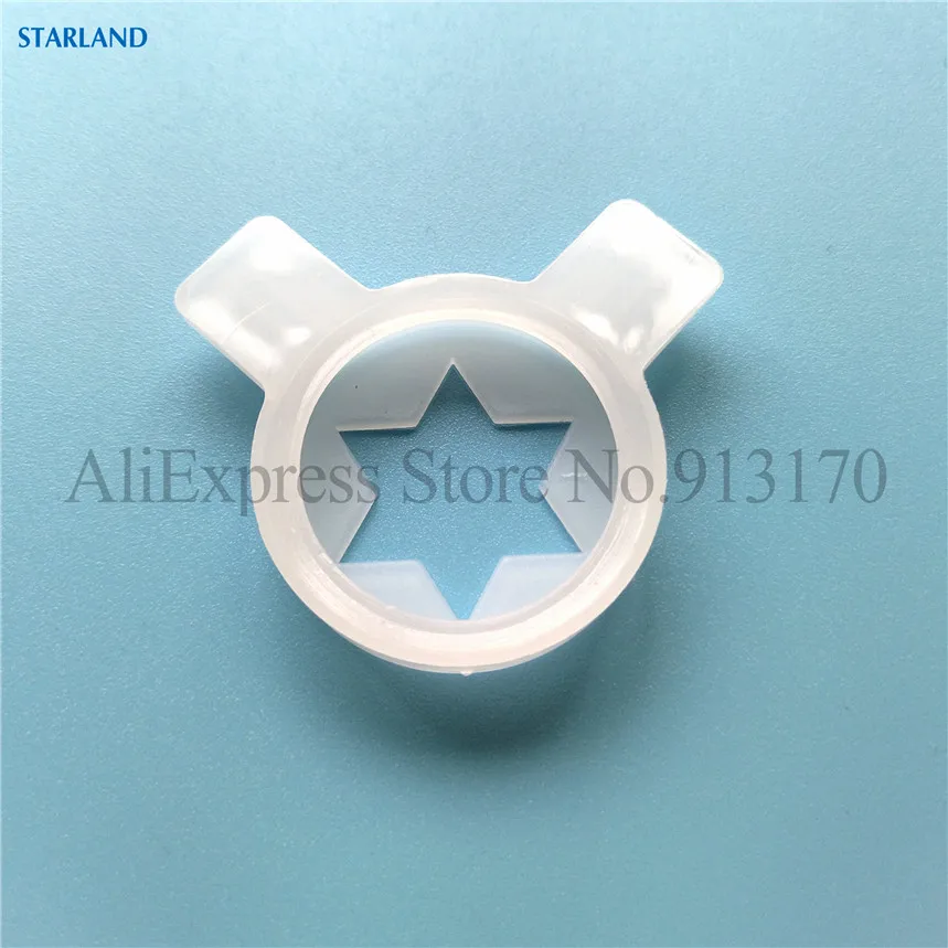 1 Piece Hexagram Shaped Modeling Cap Nozzle Mould Lid Fitting Taylor Soft Ice Cream Machine Accessory Inner Diameter 26mm