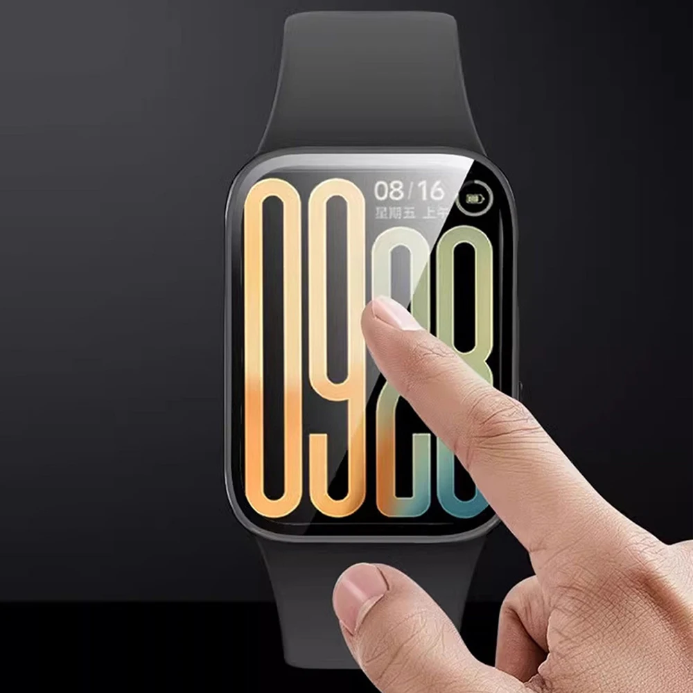 Glass+Case For Xiaomi Smart Band 10 Pro All-Around Screen Protector Hard PC Bumper Tempered Glass Watch Cover for Xiaomi Band 10 image 6