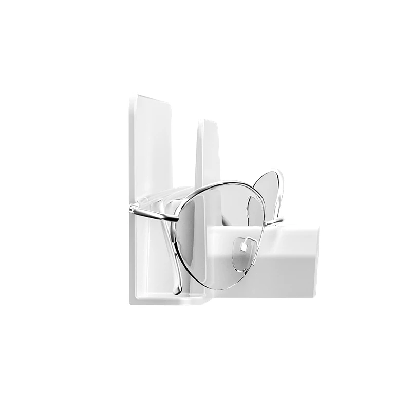 6pcsGlasses تخزين الرف النظارات الشمسية رف شاشة خزانة المنظم الحائط لكمة خالية مرحاض النظارات الشمسية المنظم الرف