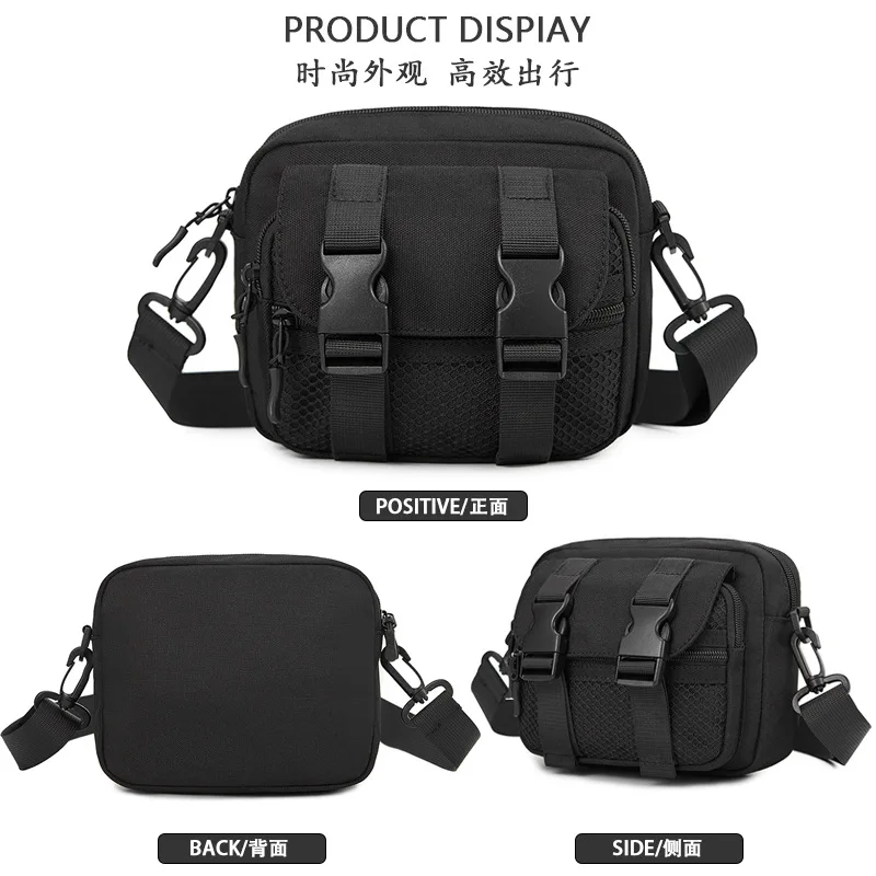 Jeugd Gepersonaliseerde Crossbody Tas Grote Capaciteit Veelzijdige Kleine Telefoon Tas Casual Man 'Schoudertas Heren Messenger Bag