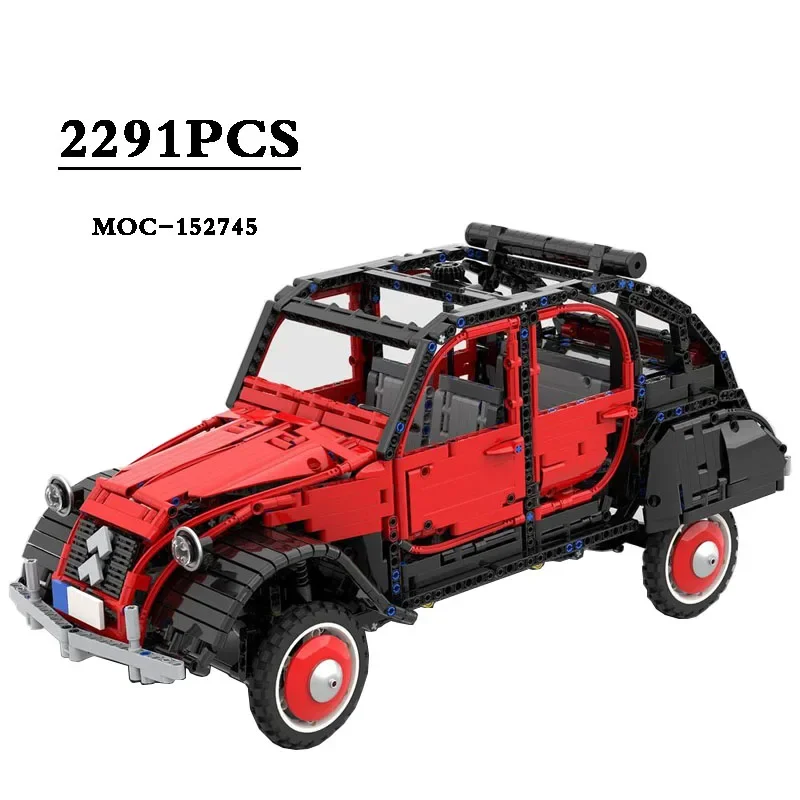 Classic Car Racing Gear MOC-152745 Car Building Blocks giocattolo Model Assembly Puzzle Toy 2291PCS regalo di compleanno per bambini regalo di natale