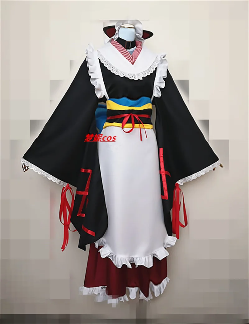 

COSLEE Vtuber Nijisanji Inui Toko Maid Dress Uniform Cosplay Costume Halloween Party Suit Role Play Clothing Custom Made NEW