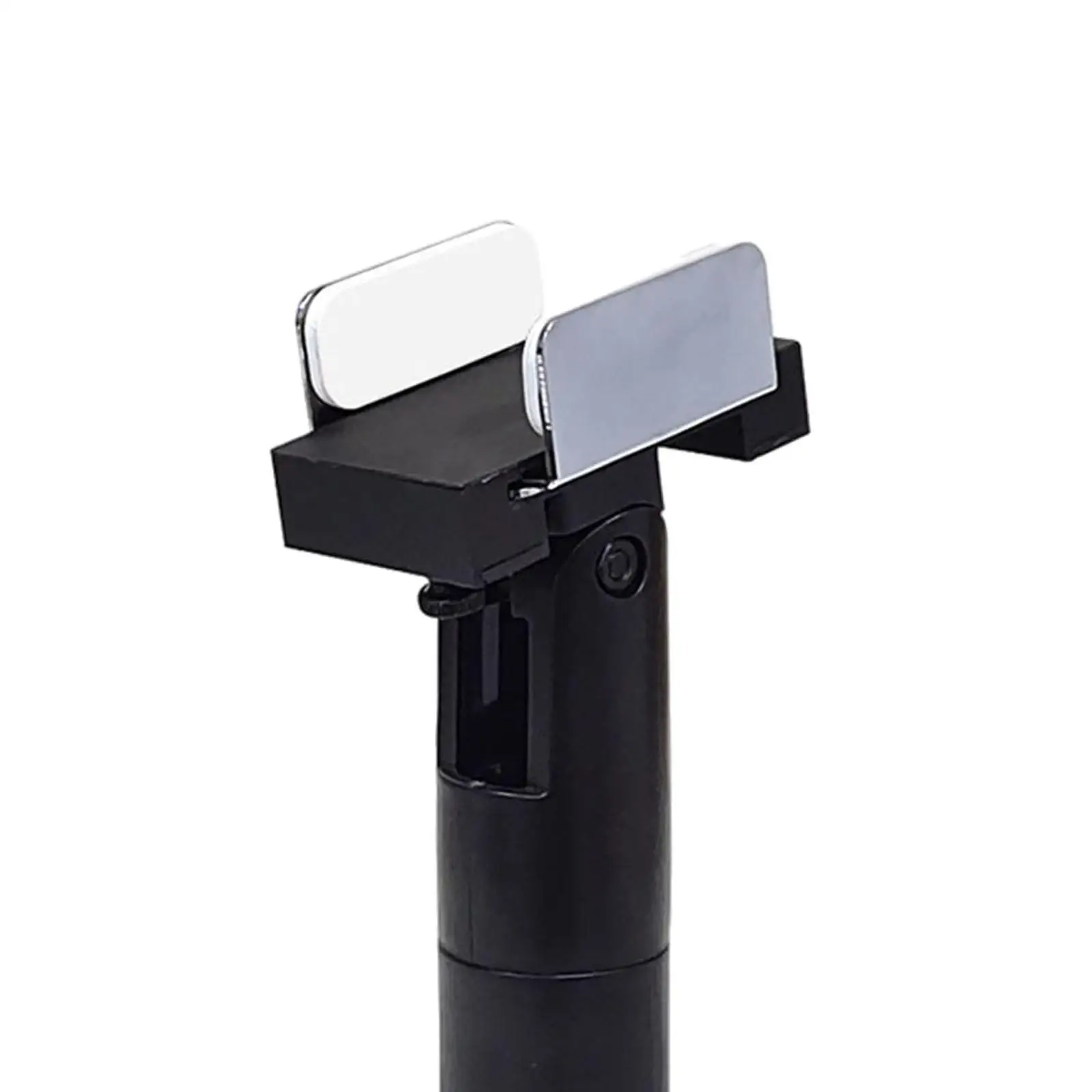 เครื่อง Pos Stand สีดําอเนกประสงค์ Rotatable เครื่องบัตรเครดิตอุปกรณ์เสริมสําหรับซูเปอร์มาร์เก็ตโรงเรียนร้านค้าปลีกโต๊ะ