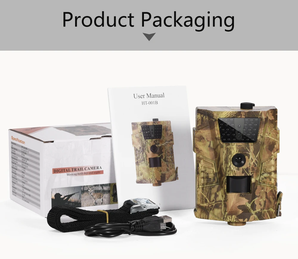 Mini Hunting Camera 12MP  Wild Trail Camera Infrared Night Vision Outdoor Motion Activated Scouting 0.2S Trigger Photo Trap