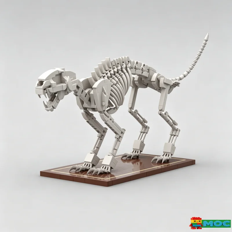 

NEW 722PCS Prehistoric Animal Skeleton MOC Fossil Specimen Model Building Block DIY Educational Assembly Toy For Birthday Gifts