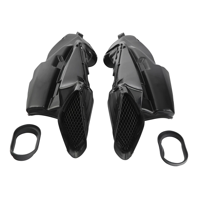 Black Air Tubes Duct Intake For SUZUKI GSXR600 GSX-R 750 2006-2007 K6 K7 Motorcycle Accessories