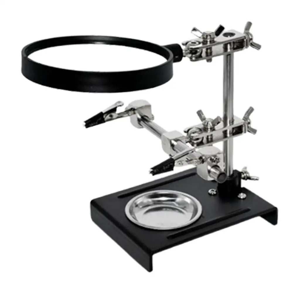 Third Hand Soldering Station for Electronic Repair Circuit Board Welding