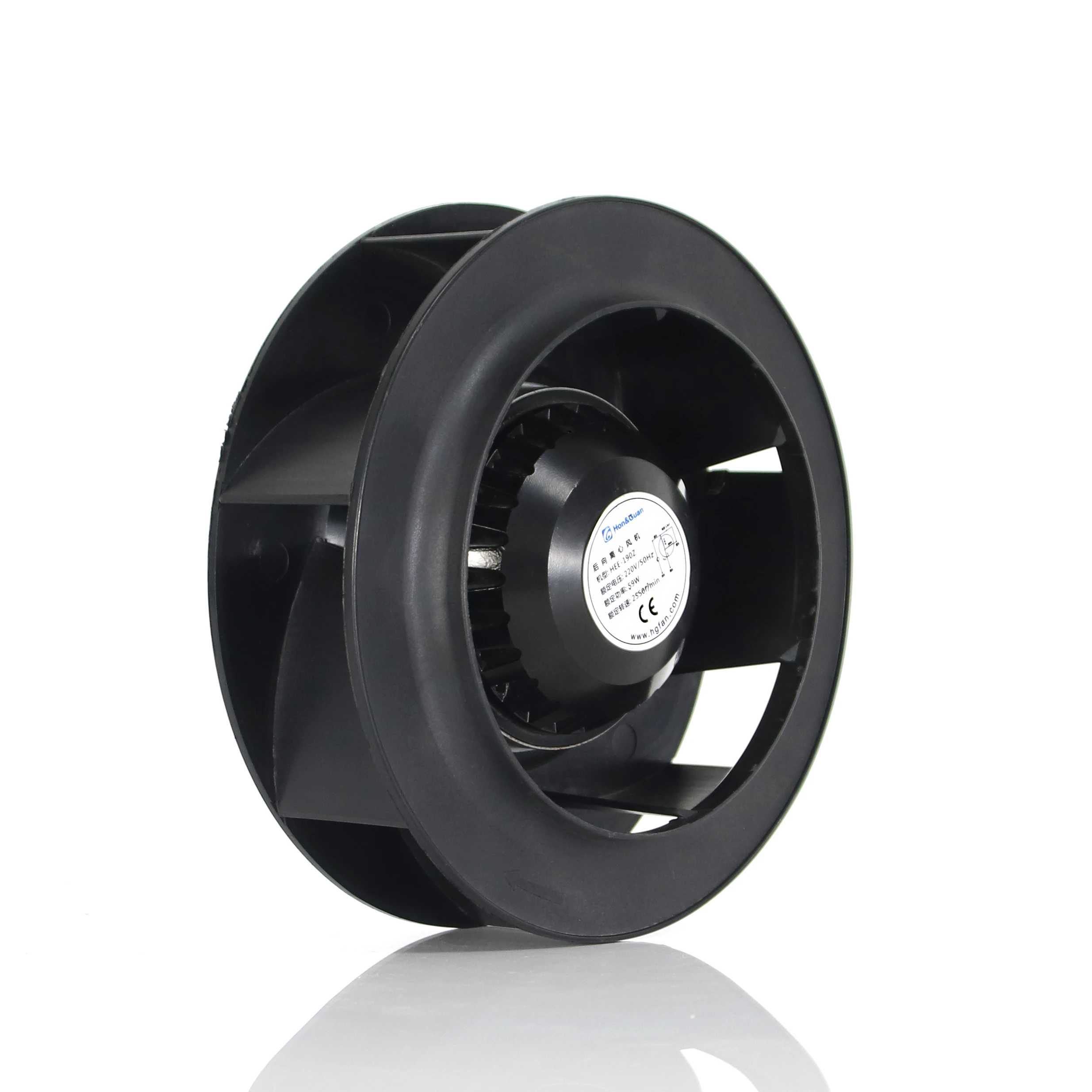 Industrial High Pressure AC 220v 240v Dc Ec Blower Impeller Centrifugal Fan Backward Curved
