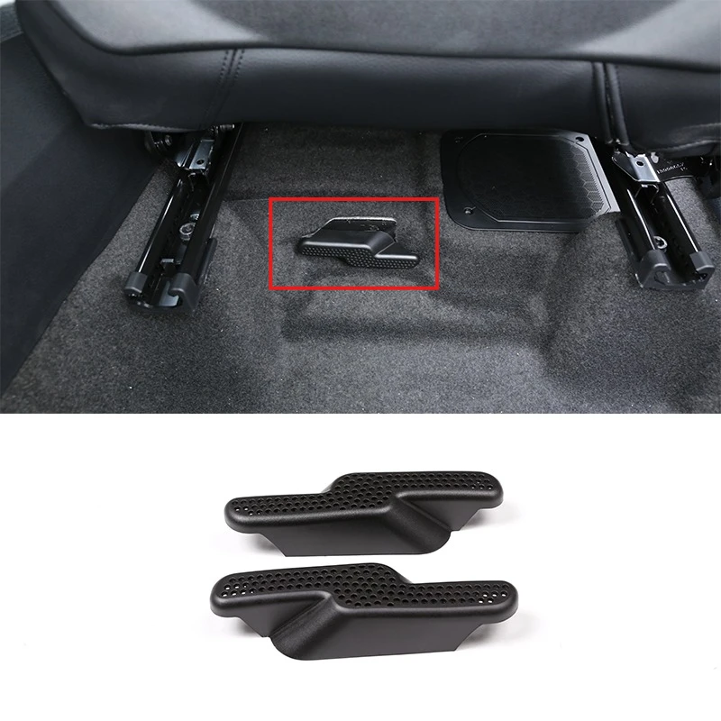 

For BMW 1/2 Series F45 F46 X1 F48 16-22 ABS Black Car Seat Outlet Air Outlet Vent Protect Cover Trim Interior Car Accessories
