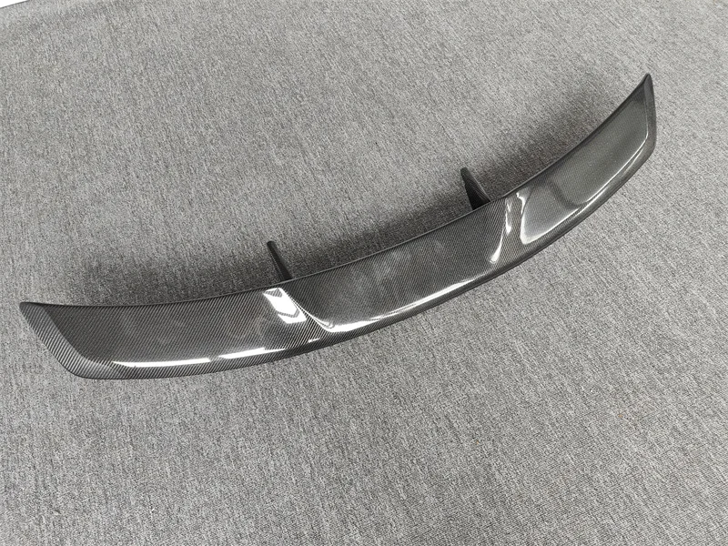 سبويلر خلفي على شكل حرف N من ألياف الكربون الحقيقية لسيارة فيراري 488 GTB طقم هيكل سبايدر حافة المصد الأمامي الناشر الخلفي #4