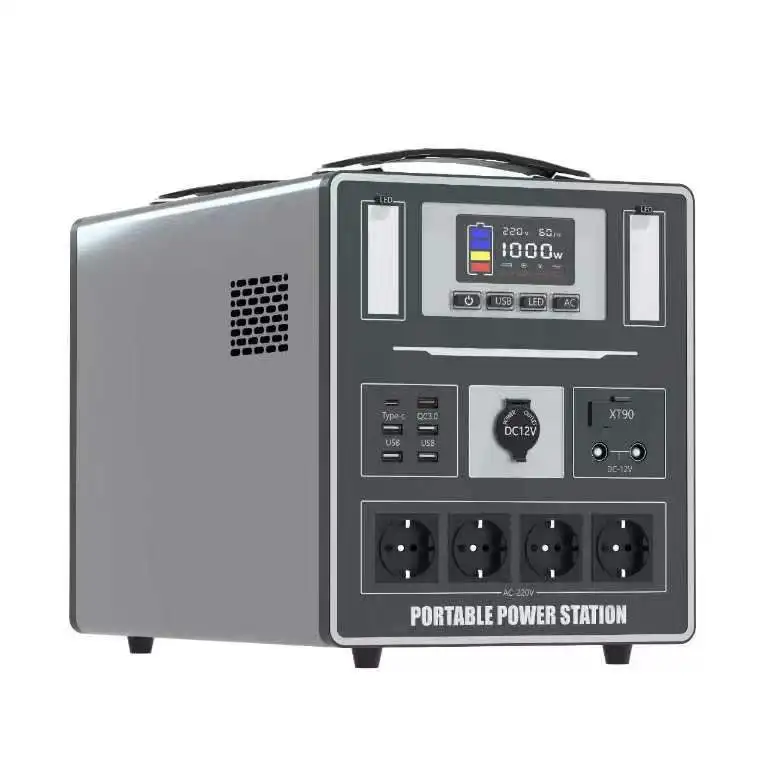 3000Wh LiFePO4 MPPT Portable Emergency Battery For Outdoor Camping Home Backup Power RV Off-Grid Power Supply