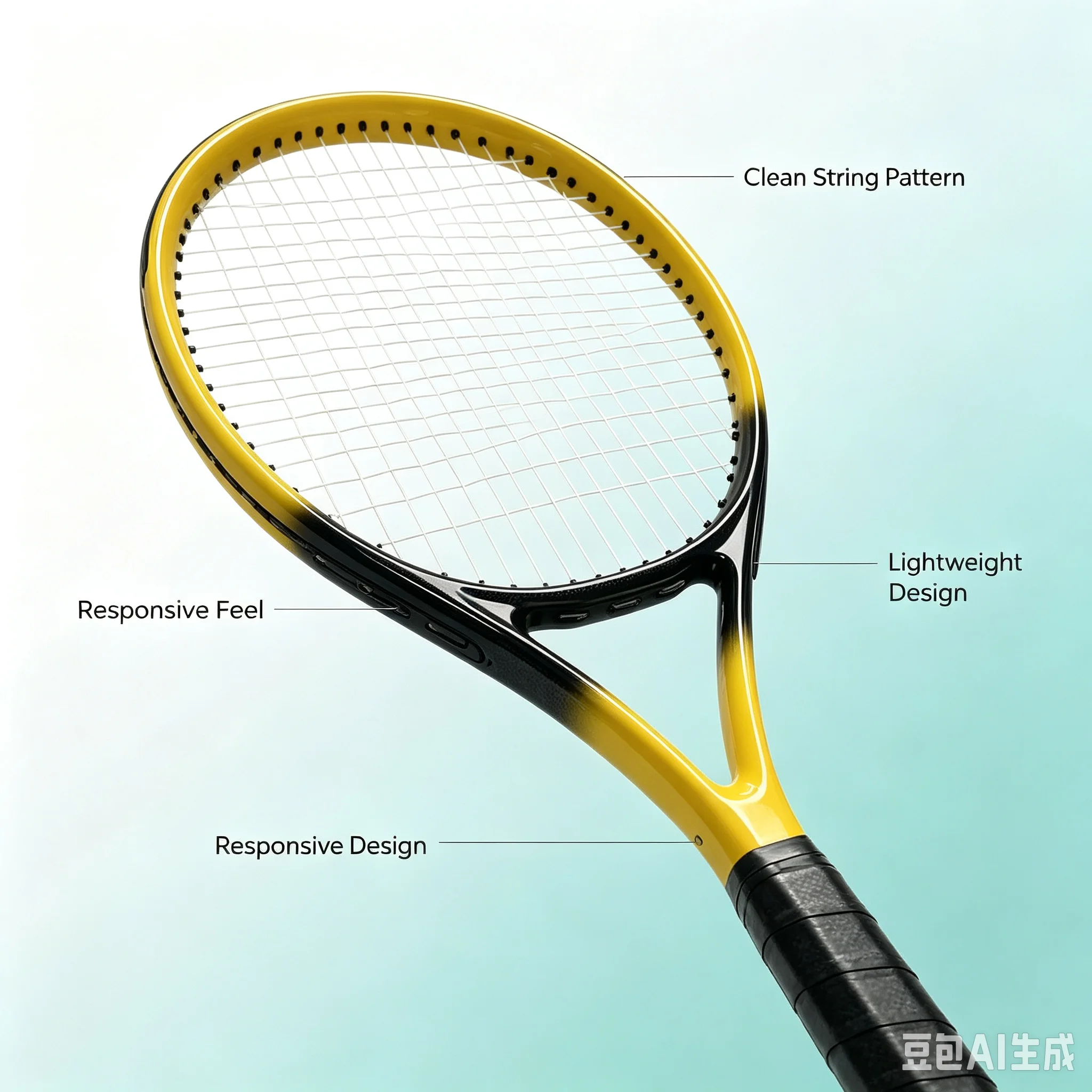 China Factory Hot Selling LightWeight Good Elasticity Professional Tennis Paddle Racket