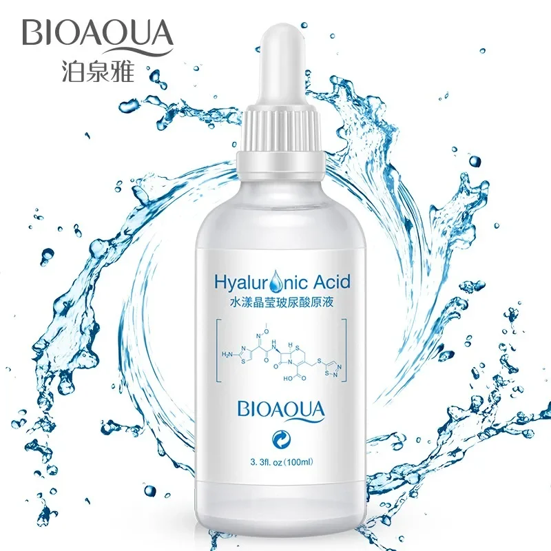 BIOAQUA 100ml Hyaluronsäure Feuchtigkeitsspendende Tag Cremes Essenz Gesicht Reiniger Befeuchtet und Glättung, Die Öl Balance