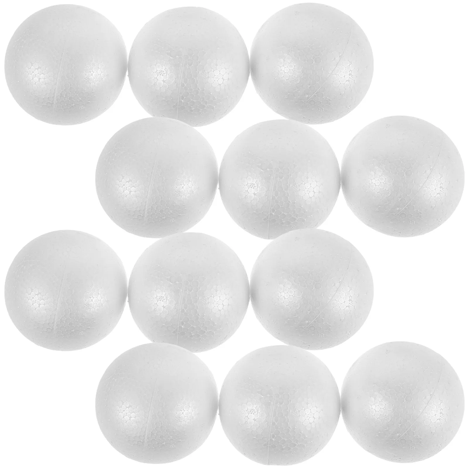 12Pcs White Foam Balls Polystyrene 8Cm Floral Arrangement Supplies Wedding Party DIY Crafts Table Centerpieces Decoration view 5