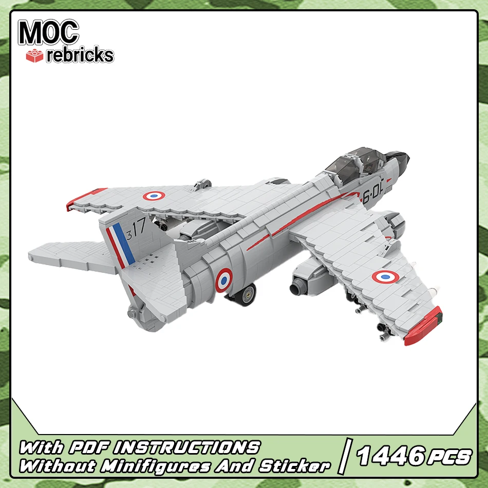 MOC Serie Militare Scala 1:35 S-3 Building Block Collezione Espere Modello di Caccia Originalità Mattoni Educazione Puzzle Giocattoli Regalo