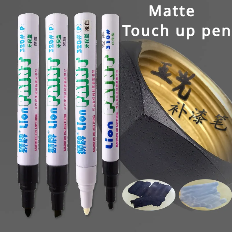 1 Piece Matte Paint Pen 1/2/5mm Oil-based Waterproof Metal Plastic Wood Multiple Surface Marking Graffiti Coloring Marker Pen