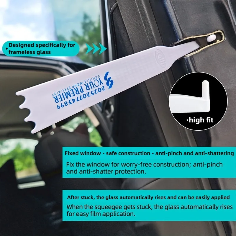 TOFAR Car Wrap Applicator Aid Tool Window Tint Tools Film Installation Fixer Window Repair Frameless Glass Lift Dedicated Fixer