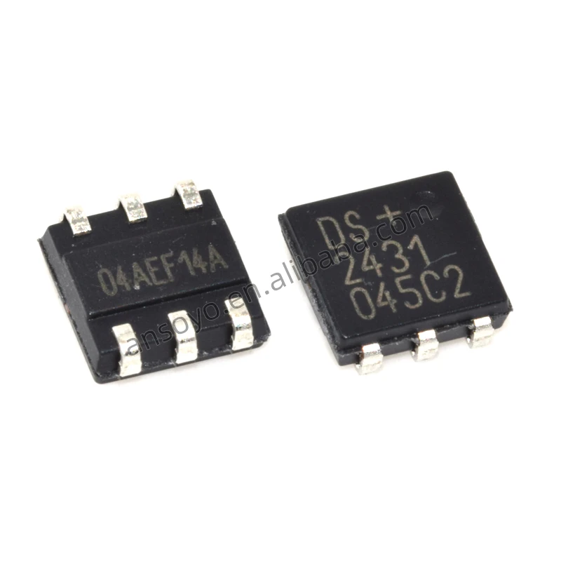 1PCS DS2431P+T&R DS2431P Integrated Circuits IC TSOC-6 New Original