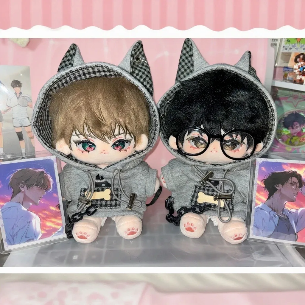 

20cm BL Manwha Lost in the Cloud Baek Hyun Yeon Ha-na Cosplay Dress Up Cotton Doll Body Handsome Boy Plush Doll Toys Anime Gifts